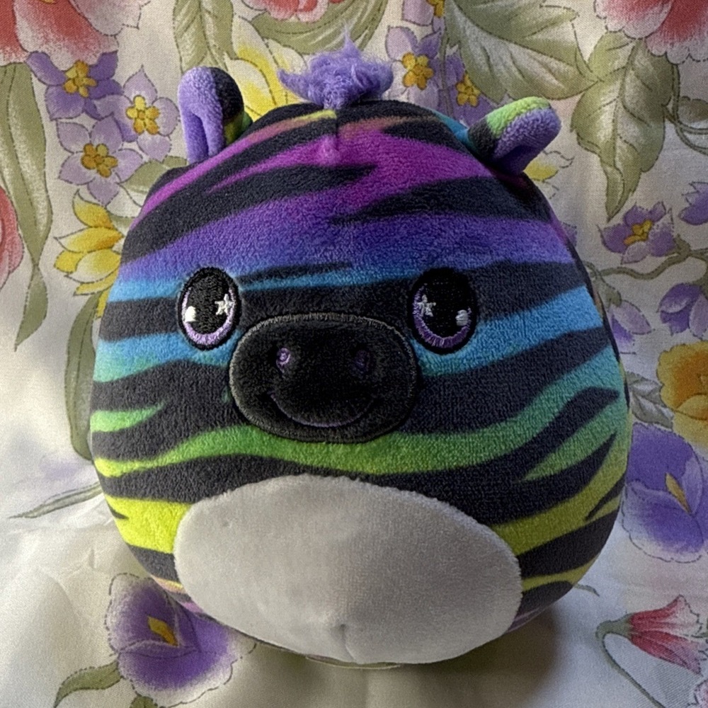 Squishmallows Ravalia‎ Rainbow Zebra Scented 9" Plush Stuffed Animal